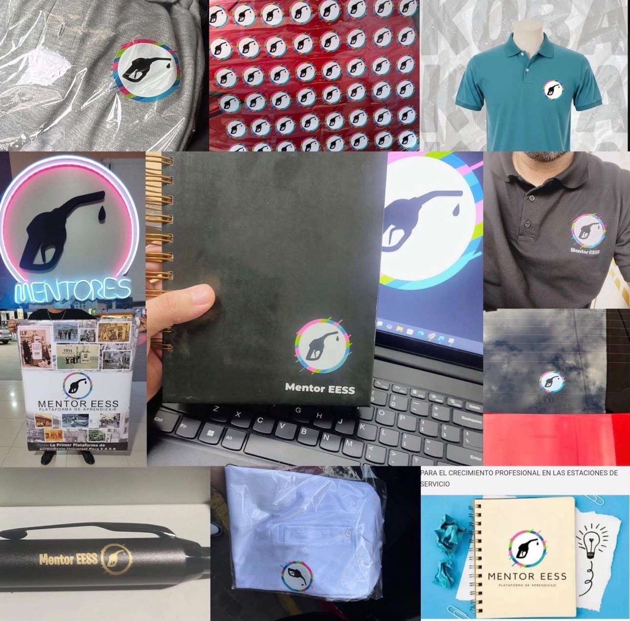Merchandising y materiales de MentorEESS