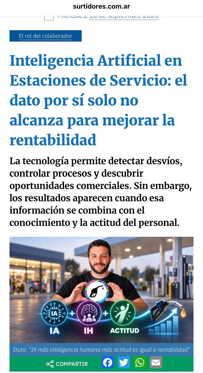 Inteligencia Artificial en Estaciones de Servicio: el dato por sí solo no alcanza para mejorar la rentabilidad