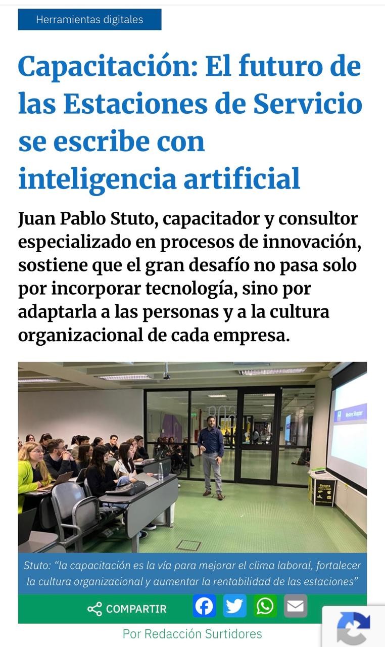 Capacitación: el futuro de las Estaciones de Servicio se escribe con inteligencia artificial